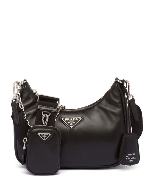 prada navy shoulder bag|prada shoulder bag re edition.